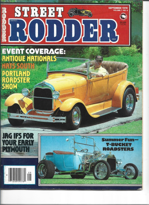 STREET RODDER 1978 SEPT - JAG IFS FOR YOUR PLYMOUTH, T-BUCKET ROADSTERS